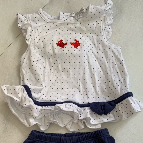 Kissy Kissy Other - Kissy Kissy crab 2-piece set for baby girl, 0-3 mo